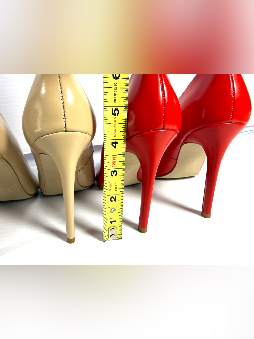 Steve Madden& Mix 6  Beige, Pink Red Pointed Toe Pumps - Picture 10 of 16